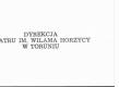 Podziękowanie od dyrekcji teatru Horzycy za debuit w roli dyrygenta. 1994.11.29